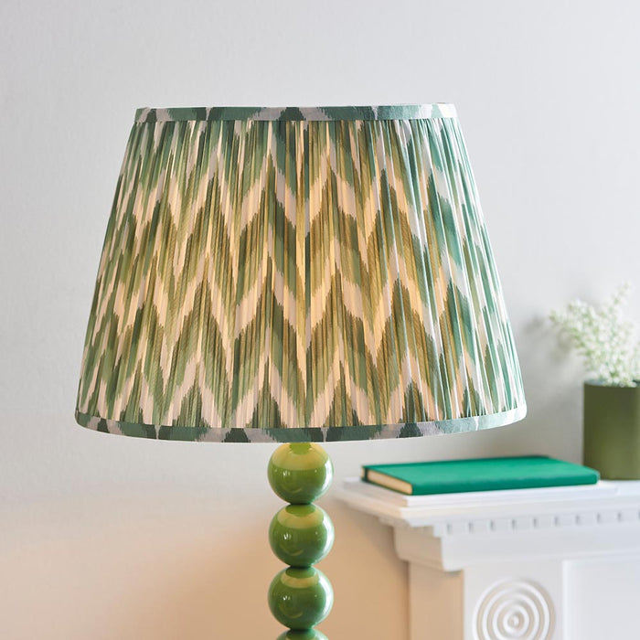 Higgledy And Zigzag 40cm Cotswold Green Shade Floor Lamp With Gloss Cotswold Green Base