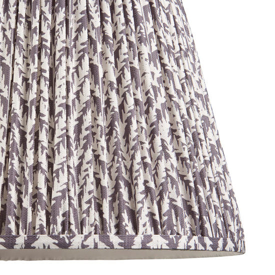 Higgledy And Leaf 40cm Pearl Grey Shade Floor Lamp With High Gloss Pink Clay Base