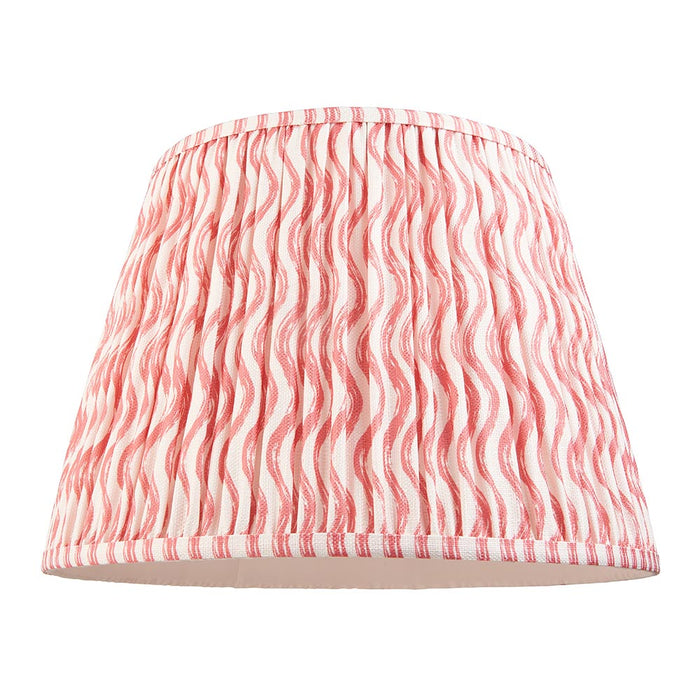 Higgledy And Ripple 40cm Coral Pink Shade Floor Lamp With Gloss Pink Clay Base