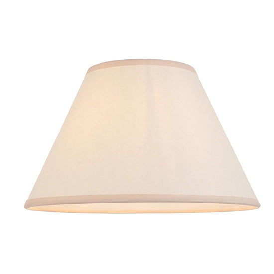 Hidcote And Ivy 30cm Vintage White Shade Table Lamp With Country Classic Base