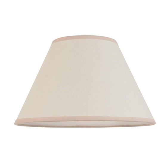 Hidcote And Ivy 30cm Vintage White Shade Table Lamp With Country Classic Base