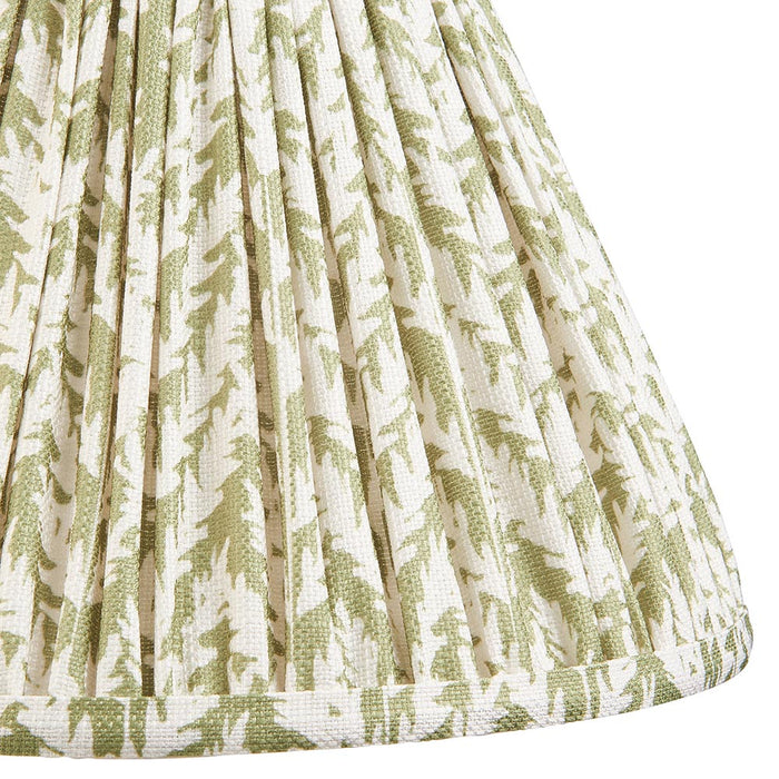 Myrtle And Leaf 30cm Herb Garden Green Shade Table Lamp With Gloss Cotswold Green Base