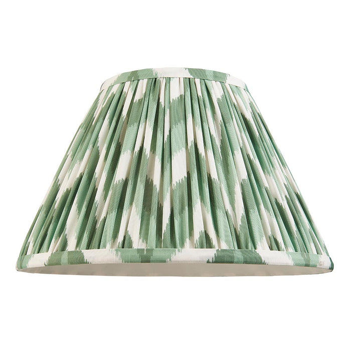 Myrtle And Zigzag 30cm Cotswold Green Shade Table Lamp With Gloss Cotswold Green Base
