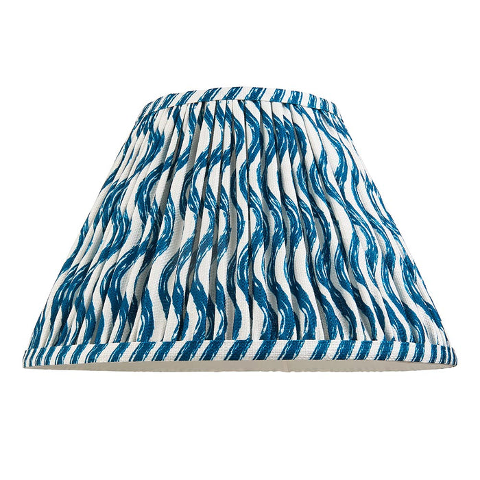 Myrtle And Ripple 30cm Marlin Blue Shade Table Lamp With Gloss Marlin Blue Base