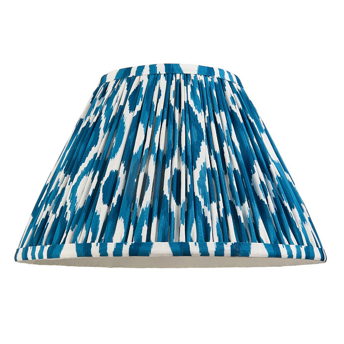 Myrtle And Ikat 30cm Marlin Blue Shade Table Lamp With Gloss Marlin Blue Base