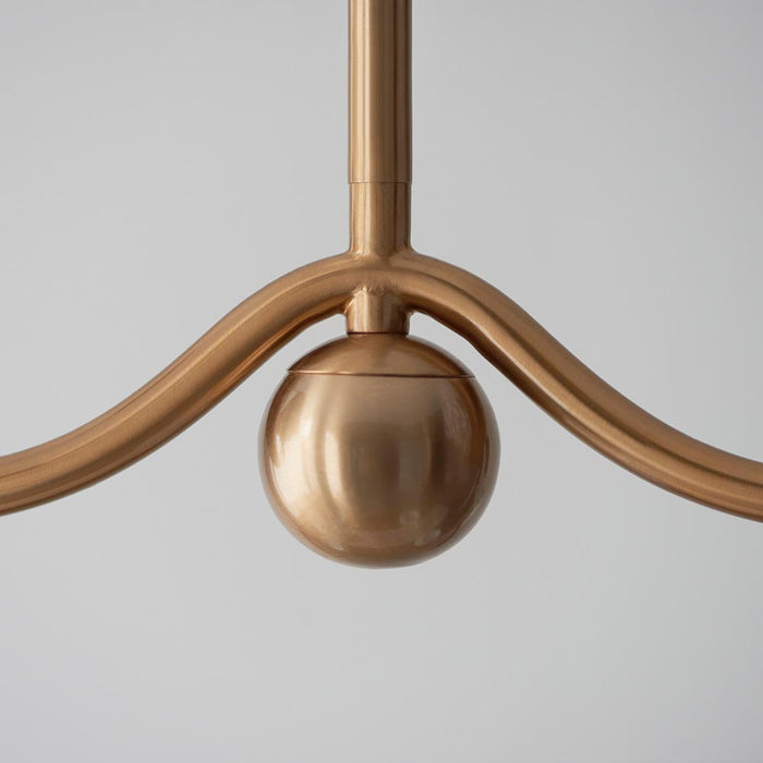 Santiago And Ivy 4 Lights 16cm Vintage White Shade Ceiling Pendant Light In Brushed Aged Brass