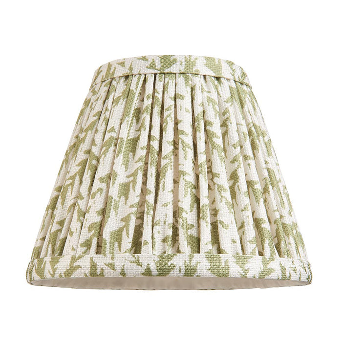 Obelisk T Bar And Leaf 16cm Herb Garden Green Shade Wall Light In Brushed Aged Brass