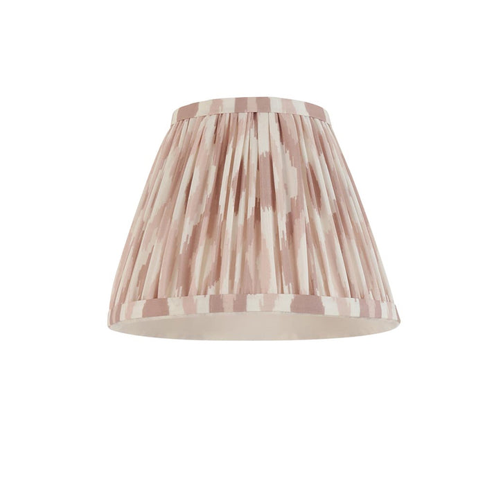 Wood Fold And Ikat 16cm Neutral Shade Wall Light In Brushed Aged Brass