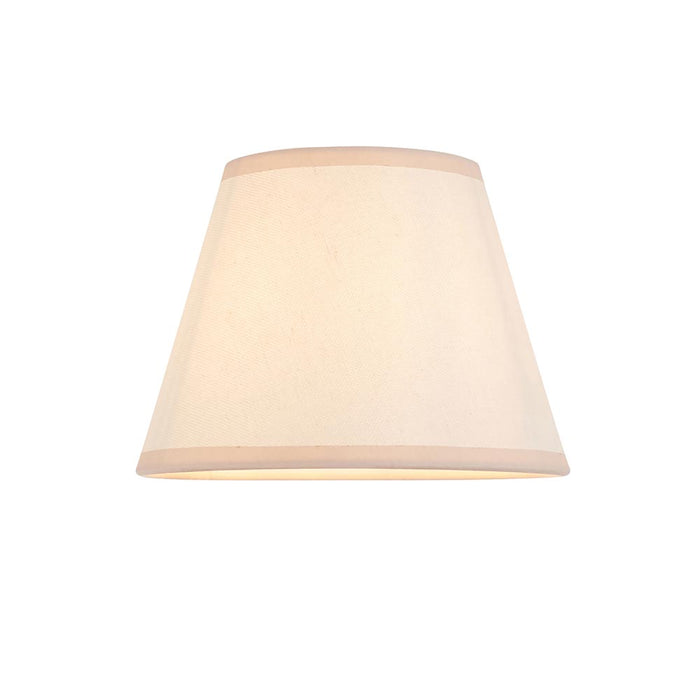 Dome Arc And Ivy 20cm Vintage White Shade Wall Light In Brushed Aged Brass