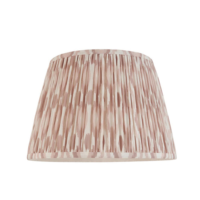 Carnaby And Ikat 35cm Neutral Shade Floor Lamp With Satin Cotswold Green Base