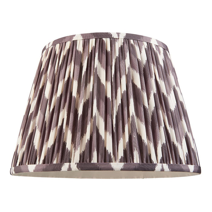 Higgledy And Zigzag 35cm Pearl Grey Shade Floor Lamp With Gloss Cotswold Green Base