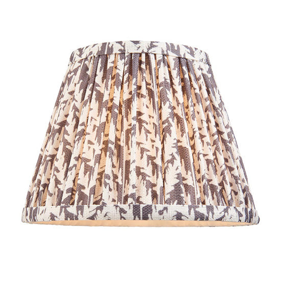 Higgledy And Leaf 20cm Pearl Grey Shade Table Lamp With High Gloss Pink Clay Base
