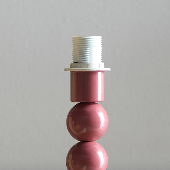 Higgledy And Ripple 20cm Marlin Blue Shade Table Lamp With Gloss Pink Clay Base