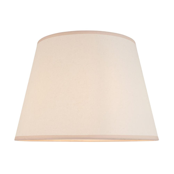 Eltham And Ivy 40cm Vintage White Shade Ceiling Light With Blue Colour Braided Cable