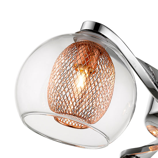 Canonbury 3 Bulbs Decorative Ceiling Pendant Light In Copper