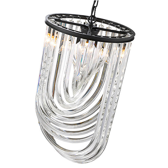 Chelsea 3 Bulbs Statement Ceiling Pendant Light In Crystal