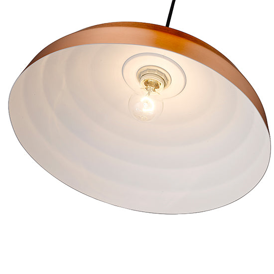 Diaz 1 Bulb Ceiling Pendant Light In Copper