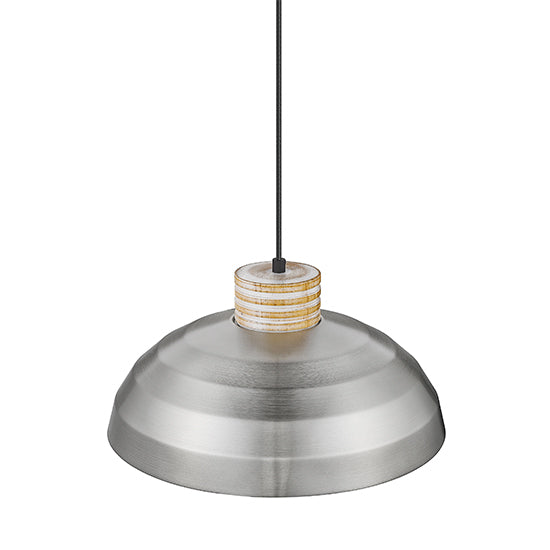 Diaz 1 Bulb Ceiling Pendant Light In Satin Nickel