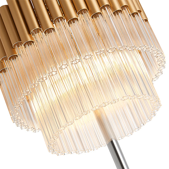 Harrogate 3 Bulbs Floor Lamp In Gold