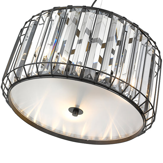 Hendon 3 Bulbs Decorative Ceiling Pendant Light In Black