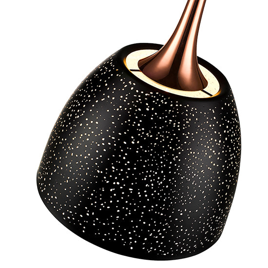 Holborn 1 Bulb Ceiling Pendant Light In Black And Copper