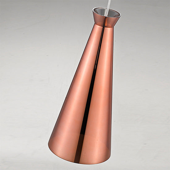 Kentish 1 Bulb Ceiling Pendant Light In Copper