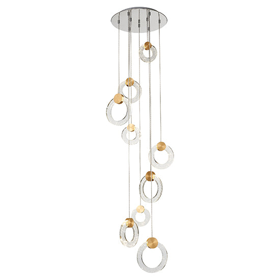 Linton 9 Spherical Shaped Glass Decorative Ceiling Pendant Light