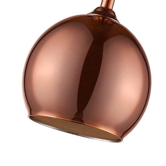 Plumstead 1 Bulbs Decorative Ceiling Pendant Light In Copper