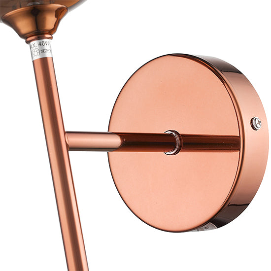Plumstead 1 Bulbs Decorative Wall Light In Copper