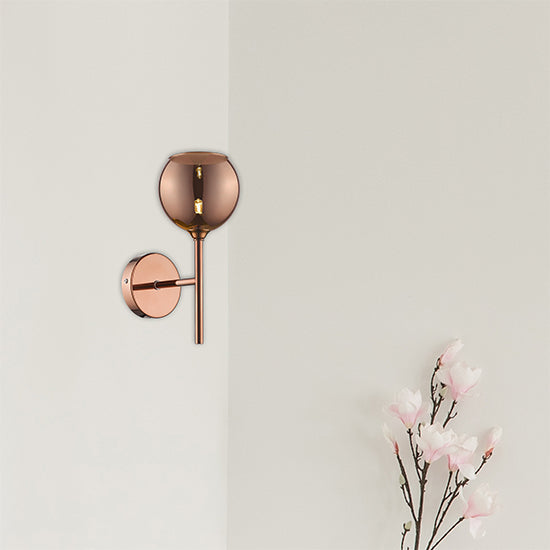 Plumstead 1 Bulbs Decorative Wall Light In Copper