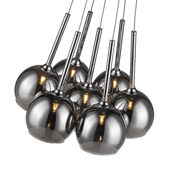 Plumstead 7 Bulbs Decorative Ceiling Pendant Light In Chrome