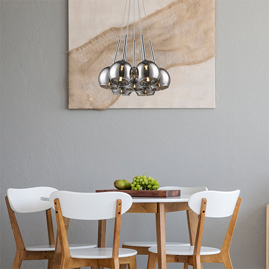 Plumstead 7 Bulbs Decorative Ceiling Pendant Light In Chrome