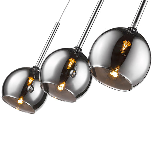 Plumstead 3 Bulbs Decorative Ceiling Pendant Light In Chrome