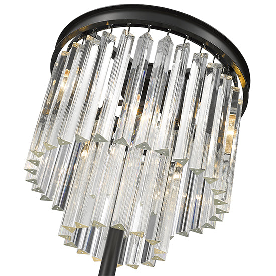 Richmond 3 Bulbs Decorative Table Lamp In Crystal