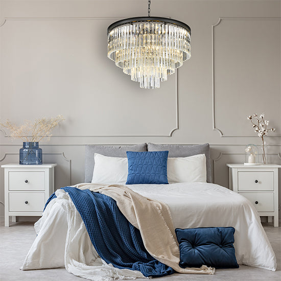 Richmond 10 Bulbs Decorative Ceiling Pendant Light Crystal