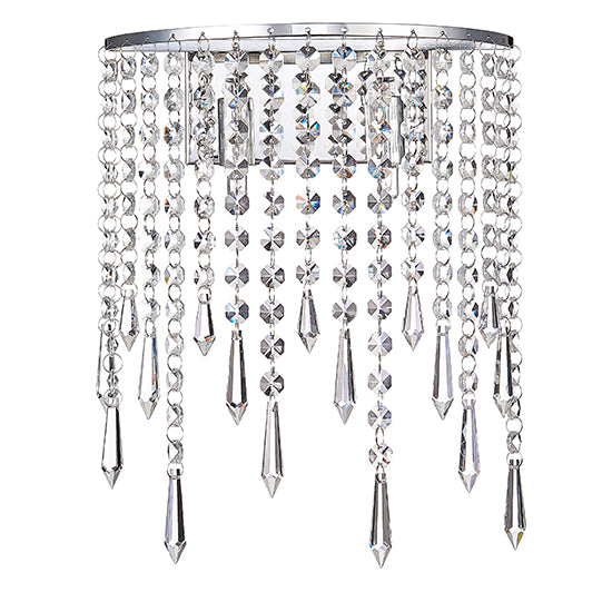 Thornton 2 Bulbs Decorative Wall Light In Chrome