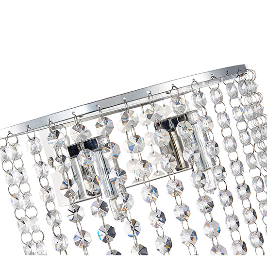 Thornton 2 Bulbs Decorative Wall Light In Chrome