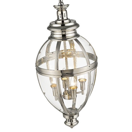 Victoria 4 Bulbs Ceiling Pendant Light In Nickel