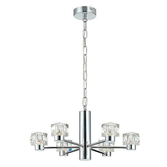 Wakefield 6 Bulbs Decorative Ceiling Pendant Light In Chrome