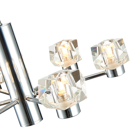 Wakefield 6 Bulbs Decorative Ceiling Pendant Light In Chrome
