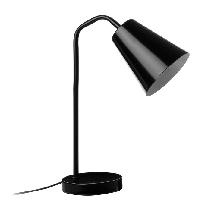 Celdon Metal Modern Table Lamp In Black