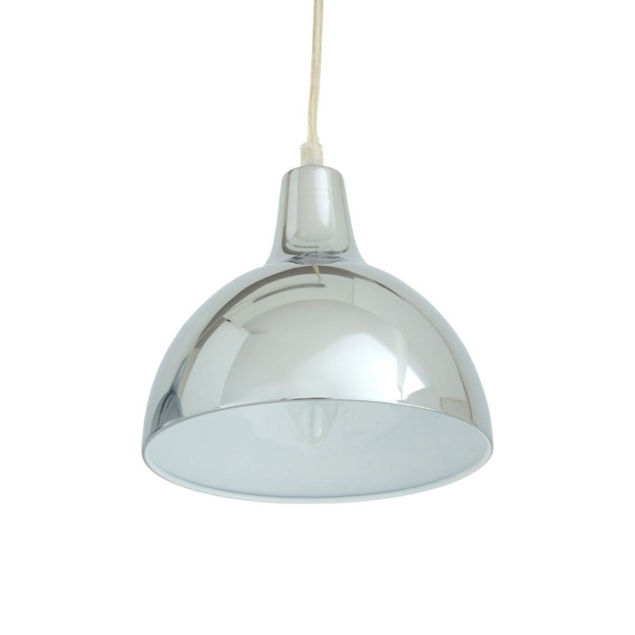 Jasper 3 Metal Shades Ceiling Pendant Light In Chrome