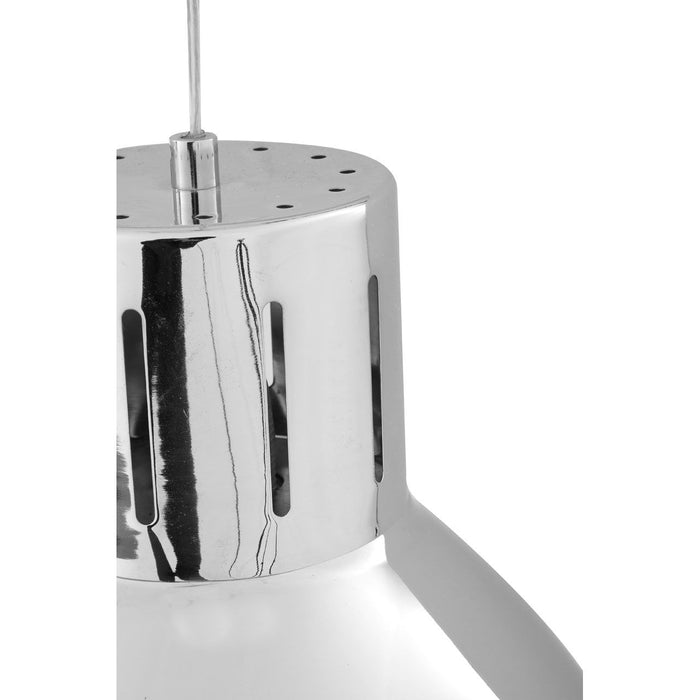 Jasper Large Metallic Ceiling Pendant Light In Chrome