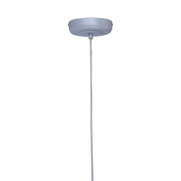 Lavis Contemporary Teardrop Shape Ceiling Pendant Light In Silver