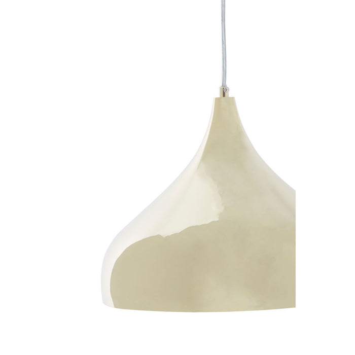 Leni Round Canopy Ceiling Pendant Light In Gold