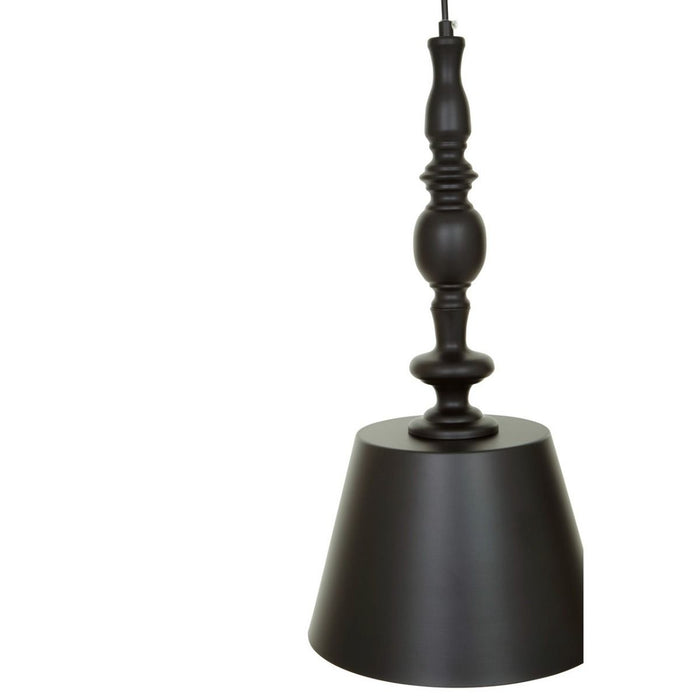 Leni Luxurious Ceiling Pendant Light In Matt Black