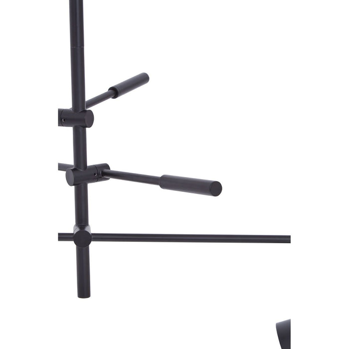 Linox 3 Metal Shade Ceiling Pendant Light In Black And Gold