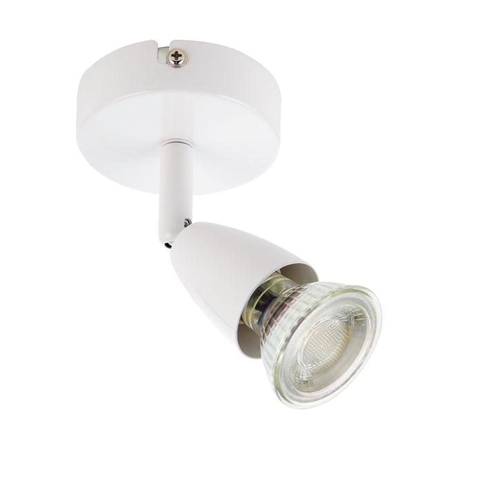 Ascoli Single Spotlight In Gloss White