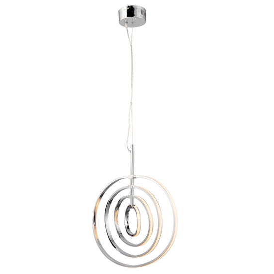 Avali 4 Lights Ceiling Pendant Light Chrome
