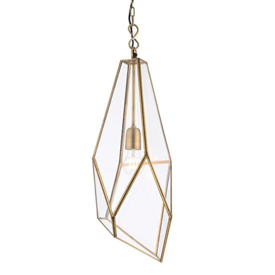 Avery Ceiling Pendant Light Antique Brass
